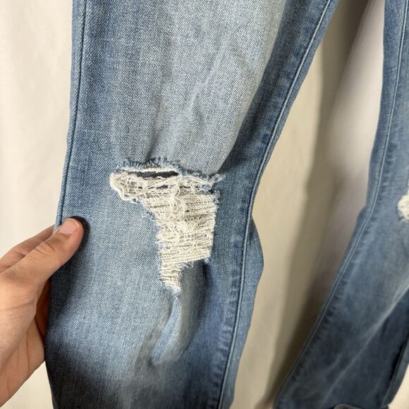 Lucky Brand Sweet Boot Jeans Women's 4 27 Light Wash Blue Denim Low Rise - Picture 4 of 13